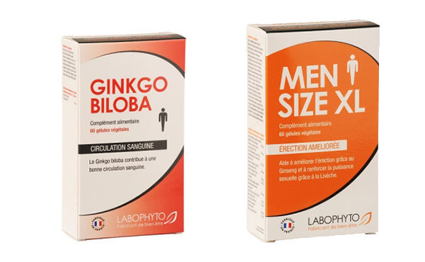 Gingko Biloba et Mensize pour une érection ferme